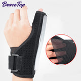 BraceTop Medical Sports Wrist Thumbs Hands Support Finger Holder Steel