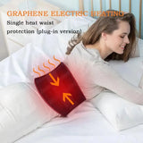 Electric Heating Belt With Adjustable Temperature Vibration Massage