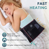 Electric Heating Belt With Adjustable Temperature Vibration Massage