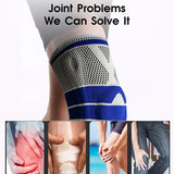 Knee pad for pain relief with side support for sport and everyday activities