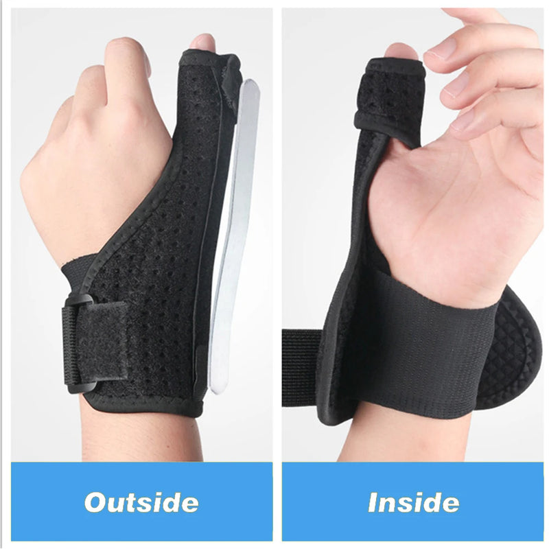 BraceTop Medical Sports Wrist Thumbs Hands Support Finger Holder Steel