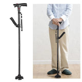 Collapsible Telescopic Folding Elder Cane