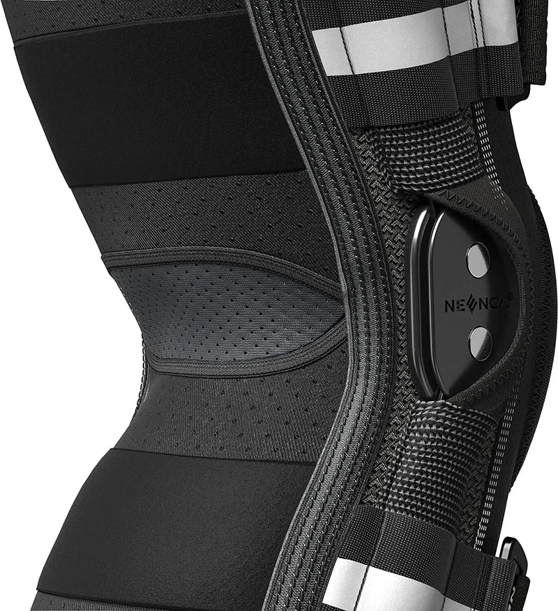 NEENCA Hinged Knee Brace for Knee Pain Knee Support with Side Stabilizers