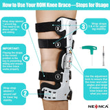 ROM knee brace